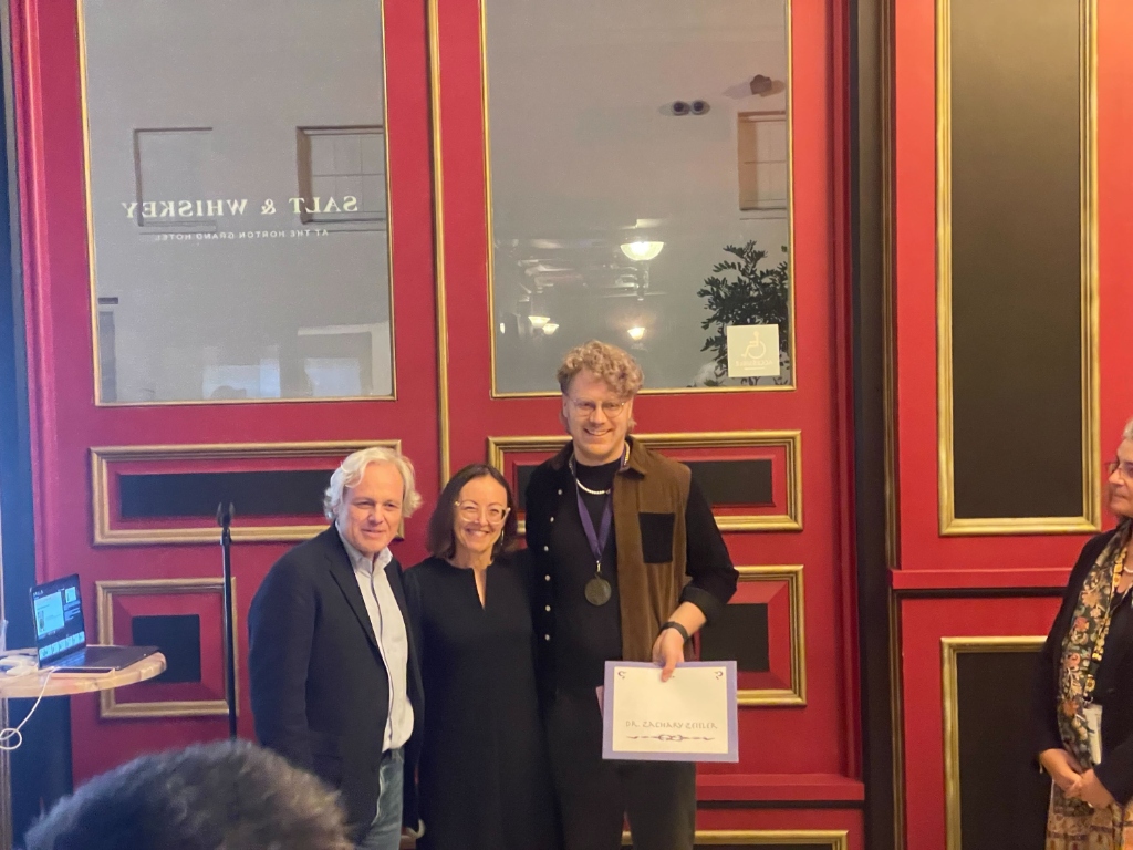 Receiving the Cajal Club Krieg Cortical Scholar Award